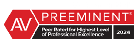 AV Preeminent | Peer Rated for Highest Level of Professional Excellence | 2024